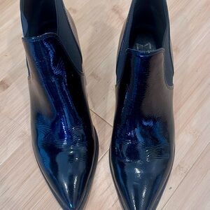Marc Fisher Patent leather booties.  Barely worn, size 7.